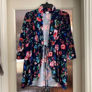 Tie Front Cardigan 0X